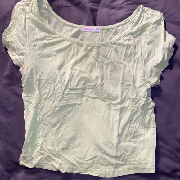 Green crop top - Picture 1 of 1